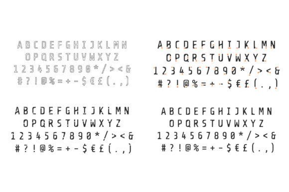 A Modern Approach to Typography: The Black Bold and Linear Rounded Alphabet