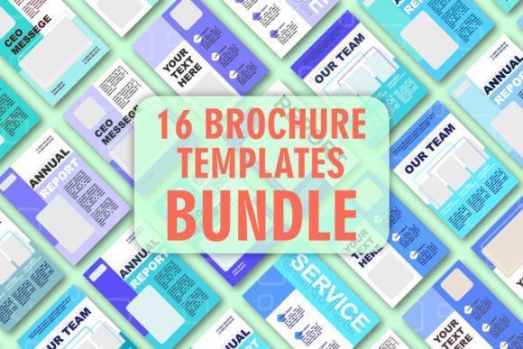 A Powerful Starting Point: How Modern Blank Brochure Layout Design Set Simplifies Your Projects
