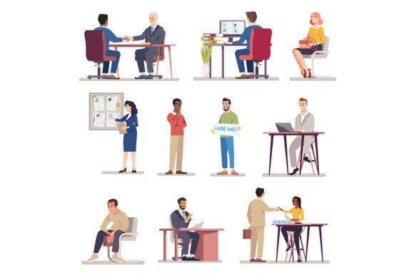 Crafting Human-Centered HR Narratives with Character Illustrations
