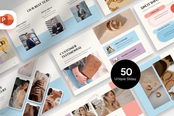 Elevate Your Pitch with the Jewelry PowerPoint Template