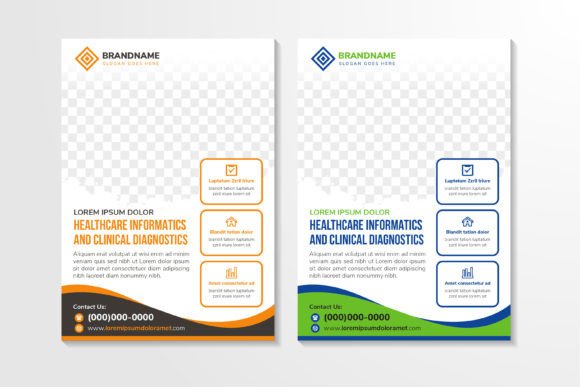 Healthcare Informatis Vertical Flyer: A Professional Design Toolkit