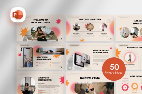 The Retro Yoga Class Presentation Template: A Modern Solution for Visual Communication