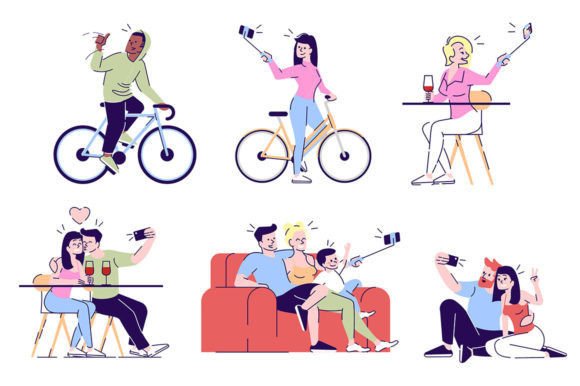 The Strategic Value of a Friends Selfie Vector Illustration Set