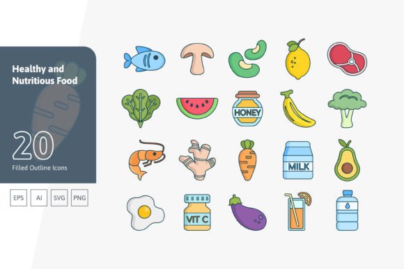 The Visual Language of Wellness: How Food Icons Shape Modern Communication